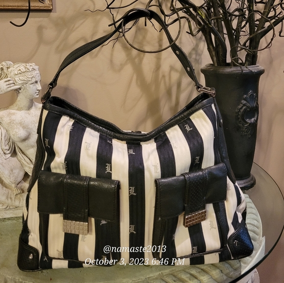 L.A.M.B. Handbags - L.A.M.B. by Gwen Stefani Trenchtown Slouch Shoulder Bag Luxury Designer Bag #558